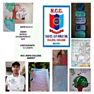Ncc Posters On Word Environment Day 2021